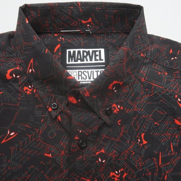 RSVLTS Marvel Shirt Men’s Small Miles Morales City Slinger After Dark NWT - Picture 3 of 8